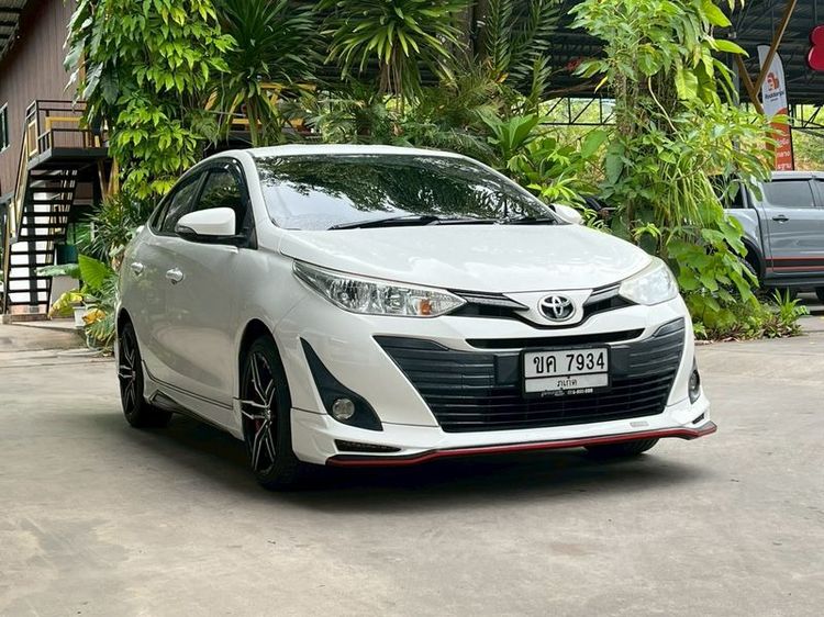 Toyota Yaris ATIV 2019 1.2 E Sedan เบนซิน ไม่ติดแก๊ส เกียร์อัตโนมัติ ขาว รูปที่ 3