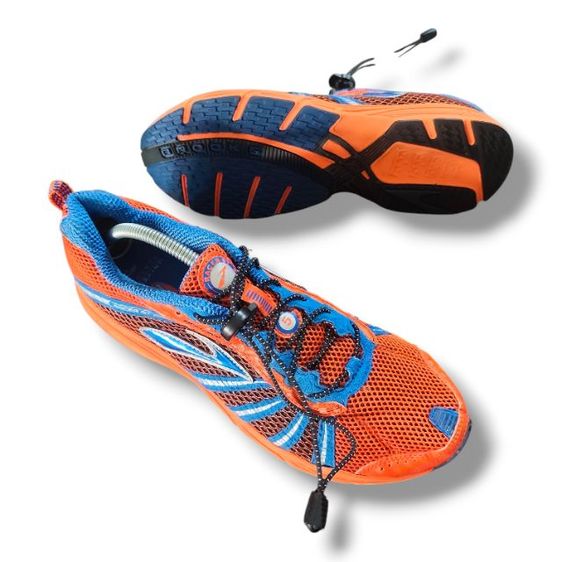 Brooks Men Shoes 8.5 M Racer ST 5 Running Sneakers Orange Mesh Low us11 eu45 29cm. รูปที่ 3