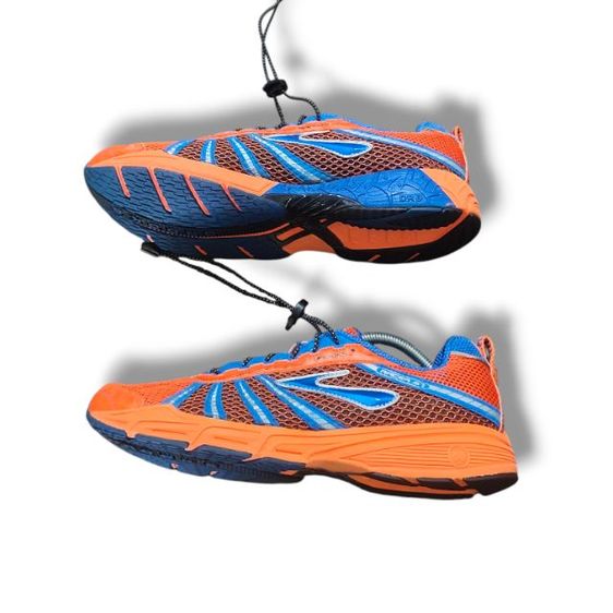 Brooks Men Shoes 8.5 M Racer ST 5 Running Sneakers Orange Mesh Low us11 eu45 29cm. รูปที่ 5