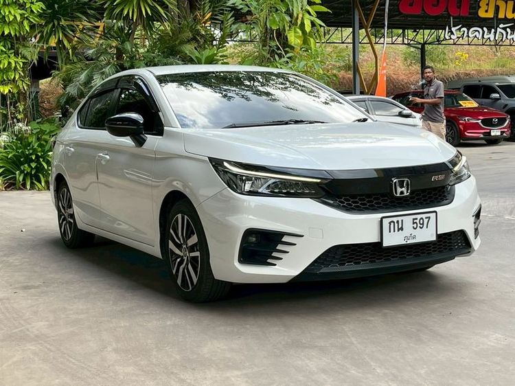 Honda City 2022 1.0 RS Sedan เบนซิน ไม่ติดแก๊ส เกียร์อัตโนมัติ ขาว รูปที่ 3