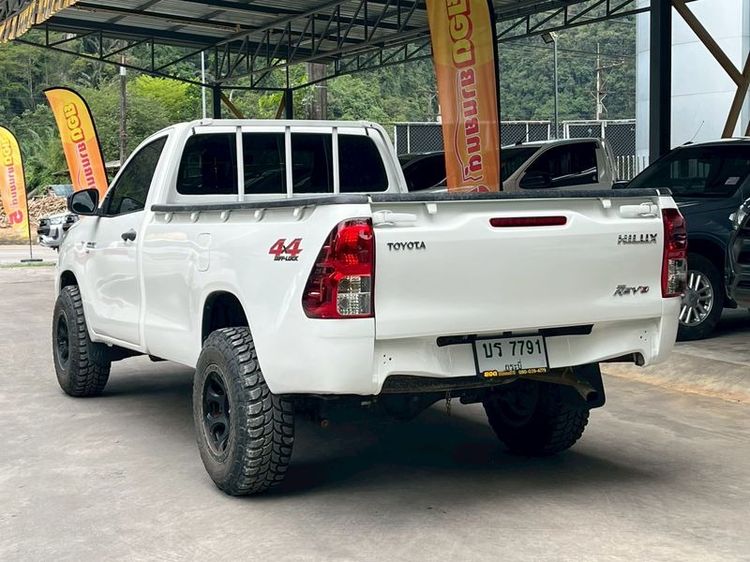 Toyota Hilux Revo 2018 2.8 J 4WD Pickup ดีเซล ไม่ติดแก๊ส เกียร์ธรรมดา ขาว รูปที่ 4