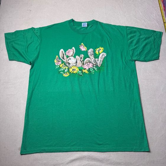เสื้อยืดผ้าบาง 80s Jerzees​ made in USA Size XL​ รูปที่ 2