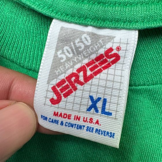 เสื้อยืดผ้าบาง 80s Jerzees​ made in USA Size XL​ รูปที่ 5
