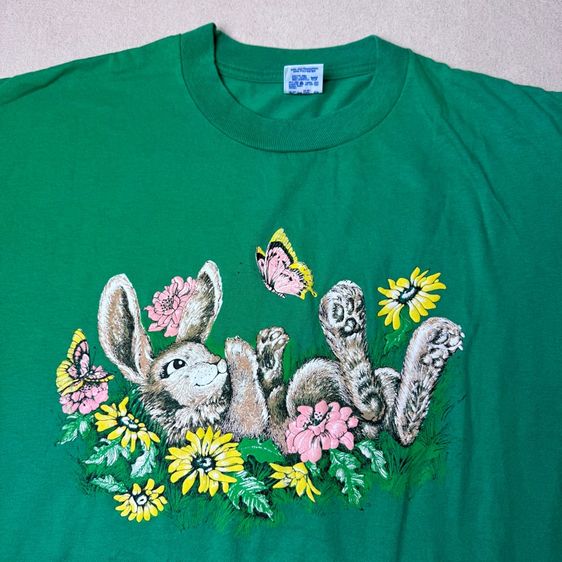 เสื้อยืดผ้าบาง 80s Jerzees​ made in USA Size XL​ รูปที่ 3