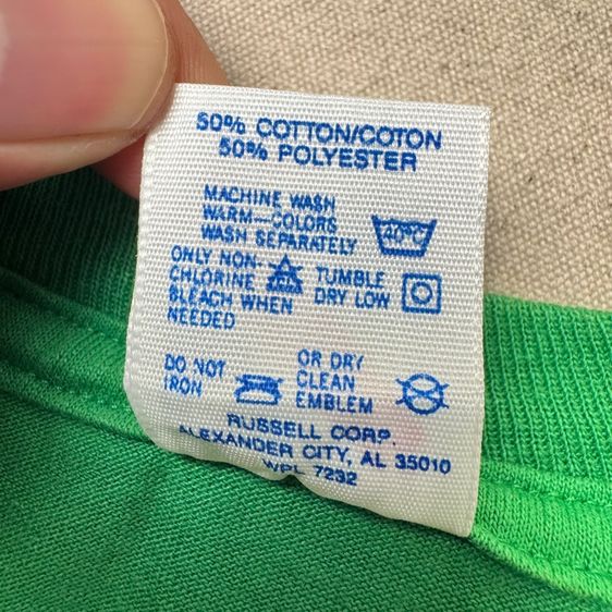 เสื้อยืดผ้าบาง 80s Jerzees​ made in USA Size XL​ รูปที่ 4