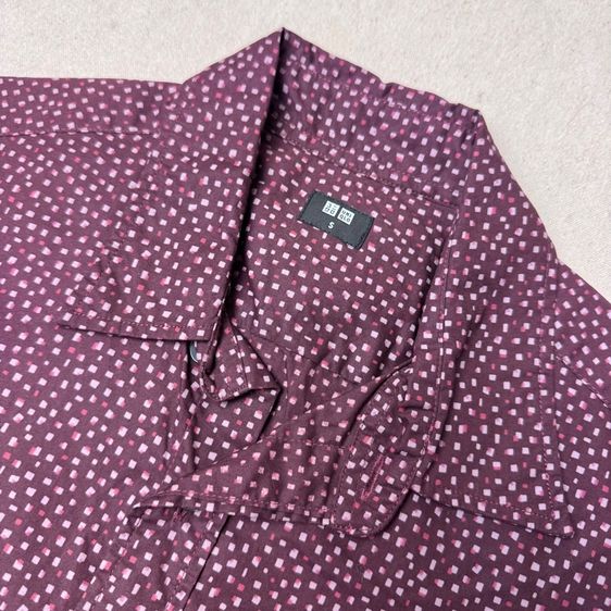 เสื้อเชิ้ต​ Uniqlo ใหม่มาก Size S รูปที่ 4