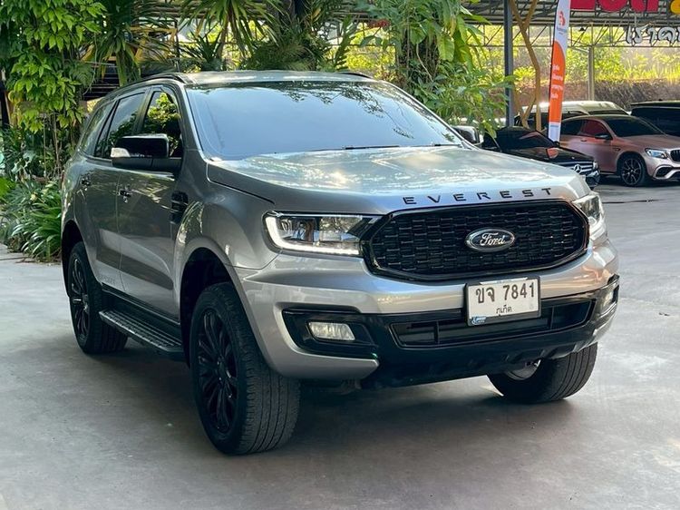 Ford Everest 2022 2.0 Titanium Sport Utility-car ดีเซล ไม่ติดแก๊ส เกียร์อัตโนมัติ เงิน รูปที่ 3