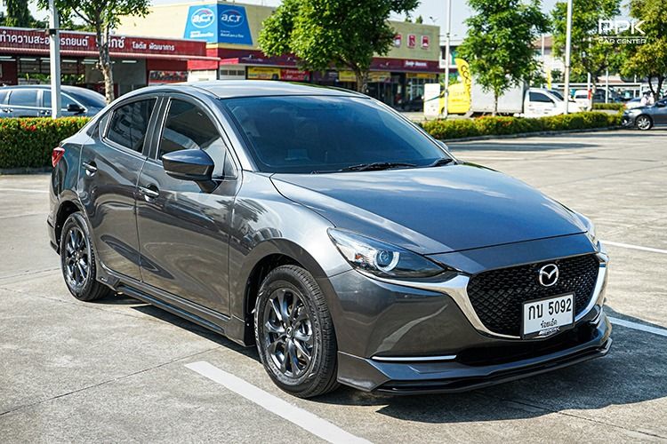 Mazda Mazda 2 2021 1.3 Skyactiv-G S Sedan Sedan เบนซิน ไม่ติดแก๊ส เกียร์อัตโนมัติ เทา รูปที่ 3