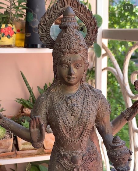 พระแม่อุมาเทวีงานทองเหลือง รูปที่ 6