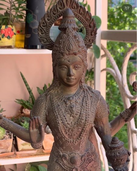 พระแม่อุมาเทวีงานทองเหลือง รูปที่ 2