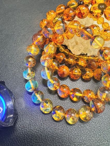 ข้อมืออำพันดอกไม้ รูปที่ 4