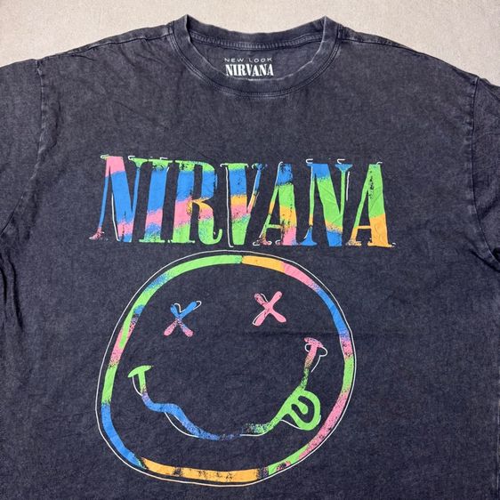 เสื้อยืด Nirvana ผ้านิ่ม Size L