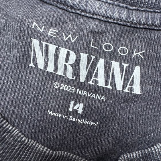 เสื้อยืด Nirvana ผ้านิ่ม Size L รูปที่ 6