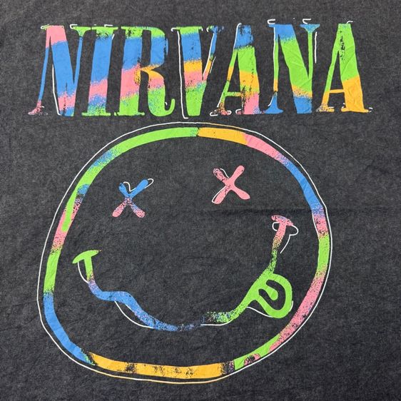 เสื้อยืด Nirvana ผ้านิ่ม Size L รูปที่ 3