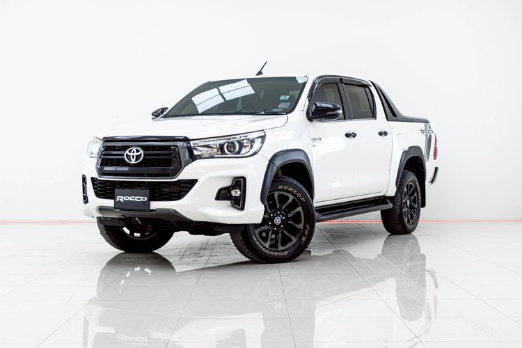 Toyota Hilux Revo 2018 2.8 Prerunner G Pickup ดีเซล ไม่ติดแก๊ส เกียร์อัตโนมัติ ขาว
