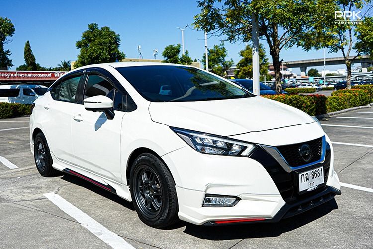 Nissan Almera 2022 1.0 VL Sedan เบนซิน ไม่ติดแก๊ส เกียร์อัตโนมัติ ขาว รูปที่ 3