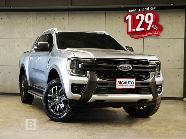 รถ Ford Ranger 2.0 Hi-Rider Wildtrak สี บรอนซ์เงิน