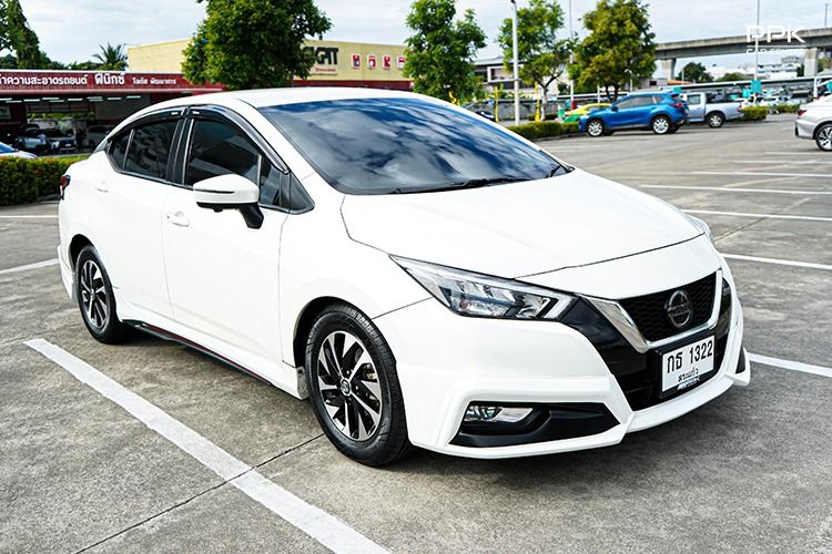 Nissan Almera 2023 1.0 V Sedan เบนซิน ไม่ติดแก๊ส เกียร์อัตโนมัติ ขาว รูปที่ 3