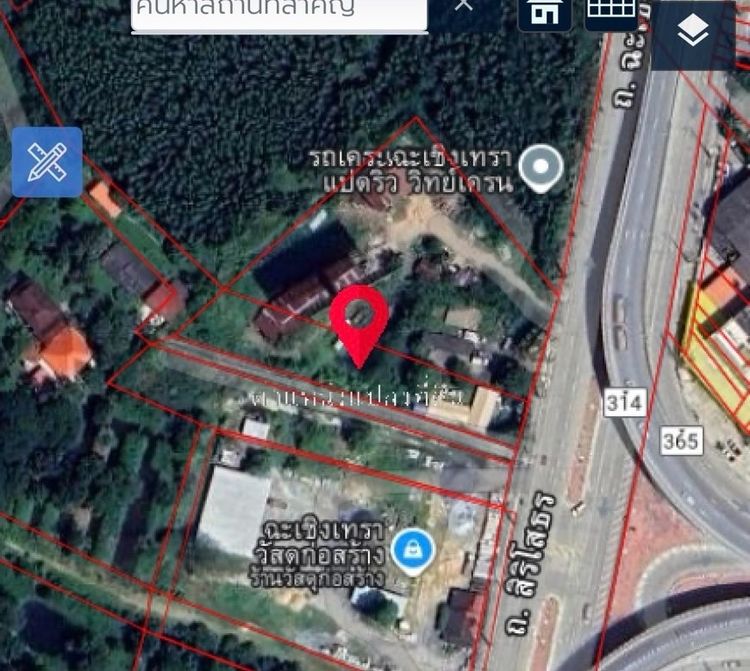 ขายที่ดิน 4 ไร่ 45 ตร.วา ติดถนนใหญ่ ทำเลทอง ใกล้โรบินสัน ตำบลโสธร รูปที่ 2