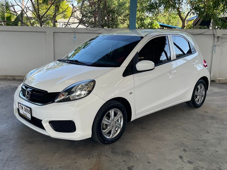 รถ Honda Brio 1.2 V สี ขาว