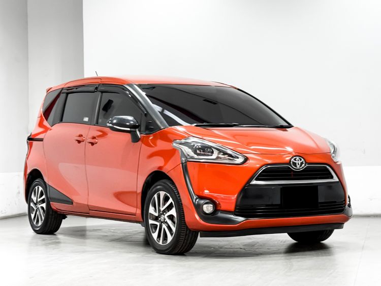 Toyota Sienta 2019 1.5 V Utility-car เบนซิน เกียร์อัตโนมัติ ส้ม รูปที่ 3