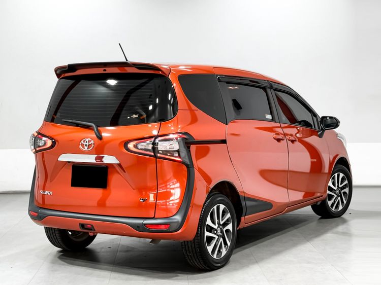Toyota Sienta 2019 1.5 V Utility-car เบนซิน เกียร์อัตโนมัติ ส้ม รูปที่ 4
