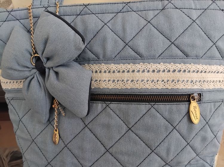 กระเป๋าสะพาย นารายา ผ้ายีนส์ สภาพดี รูปที่ 3