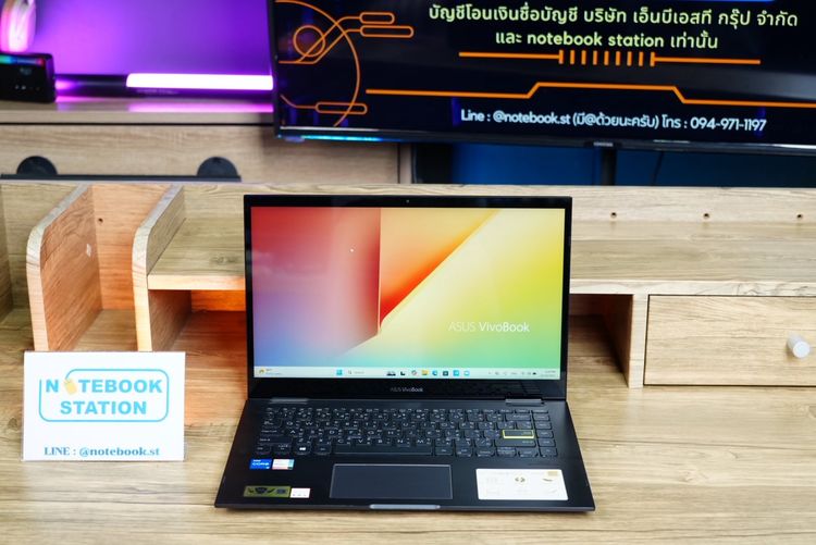 วินโดว์ 8 กิกะไบต์ ไม่ใช่ ASUS VIVOBOOK FLIP 14 ทัชสกรีนหมุนจอ i5-1135G7 Ram8 SSD512GB จอ14นิ้ว FHD สเปคดี ทำงานเก่ง ดีไซน์บางเฉียบ กระทัดรัดพกพาสะดวก ขายเพียง 12,990