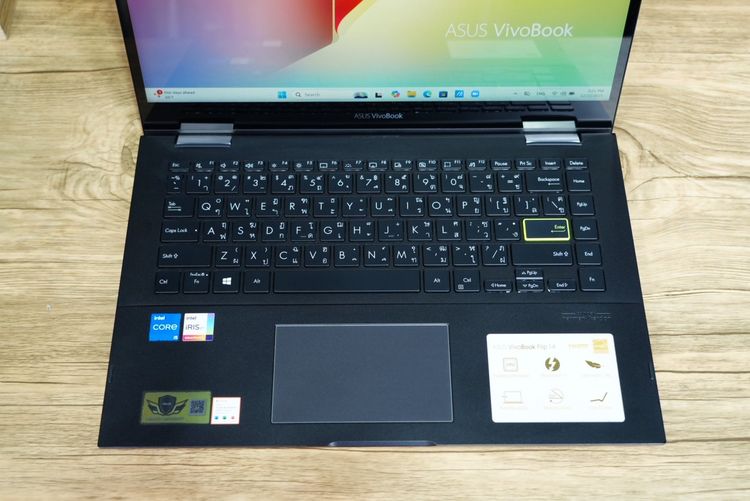 ASUS VIVOBOOK FLIP 14 ทัชสกรีนหมุนจอ i5-1135G7 Ram8 SSD512GB จอ14นิ้ว FHD สเปคดี ทำงานเก่ง ดีไซน์บางเฉียบ กระทัดรัดพกพาสะดวก ขายเพียง 12,990 รูปที่ 7