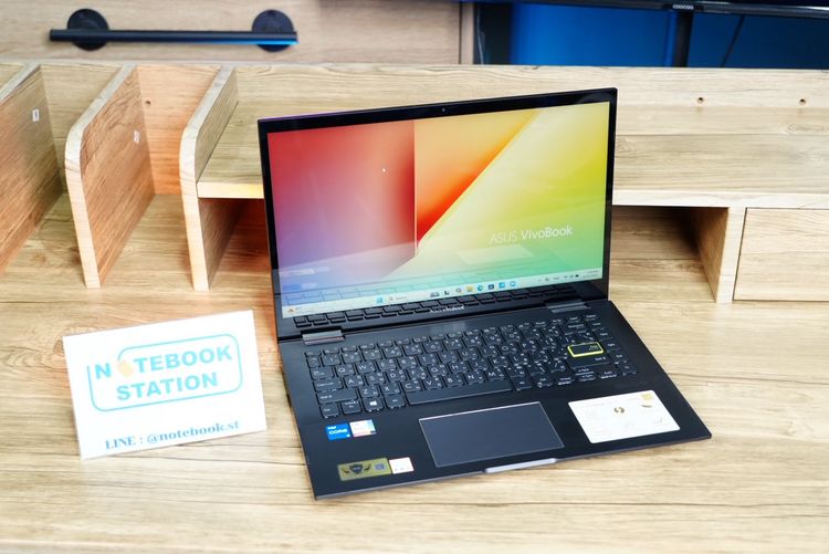ASUS VIVOBOOK FLIP 14 ทัชสกรีนหมุนจอ i5-1135G7 Ram8 SSD512GB จอ14นิ้ว FHD สเปคดี ทำงานเก่ง ดีไซน์บางเฉียบ กระทัดรัดพกพาสะดวก ขายเพียง 12,990 รูปที่ 3
