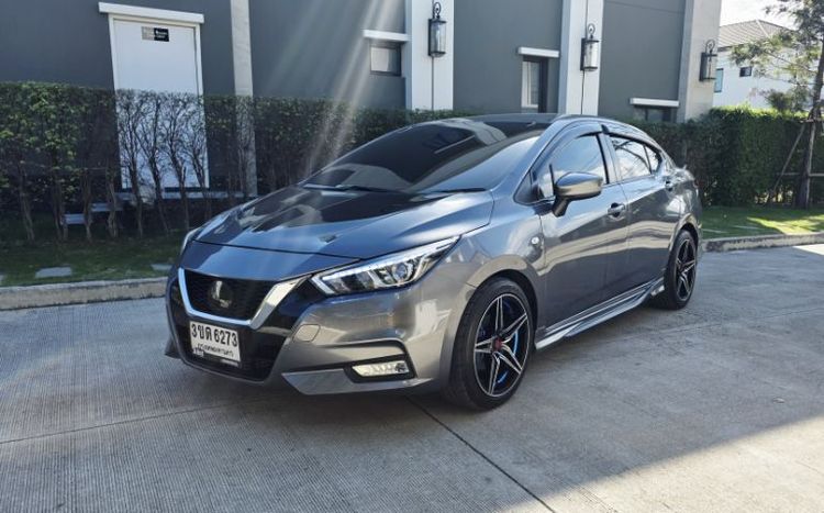 Nissan Almera 2022 1.0 EL Sedan เบนซิน ไม่ติดแก๊ส เกียร์อัตโนมัติ เทา รูปที่ 2