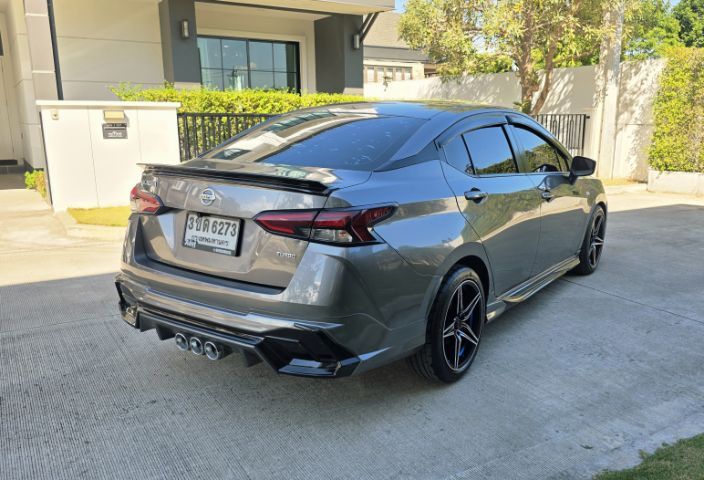 Nissan Almera 2022 1.0 EL Sedan เบนซิน ไม่ติดแก๊ส เกียร์อัตโนมัติ เทา รูปที่ 4