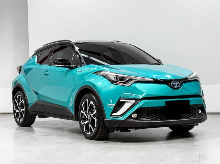 Toyota C-HR 2019 1.8 HV Hi Utility-car ไฮบริด เกียร์อัตโนมัติ เขียว รูปที่ 3