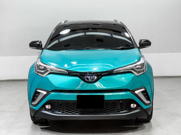 Toyota C-HR 2019 1.8 HV Hi Utility-car ไฮบริด เกียร์อัตโนมัติ เขียว รูปที่ 2