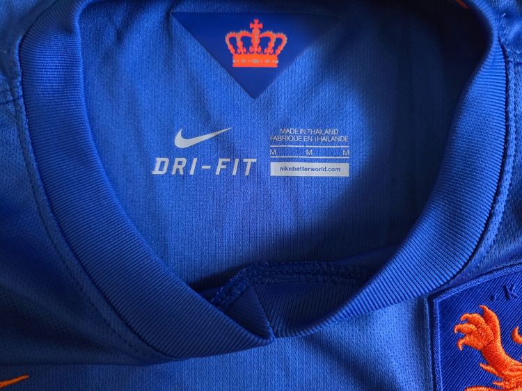 เสื้อกีฬา Nike ทีมชาติเนเธอร์แลนด์ ชุดเยือน ปี2014 รุ่นฉลองครบรอบ125ปี  รูปที่ 2