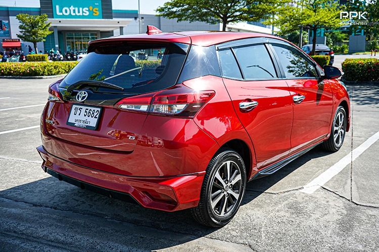 Toyota Yaris 2017 1.2 G Sedan เบนซิน ไม่ติดแก๊ส เกียร์อัตโนมัติ แดง รูปที่ 4