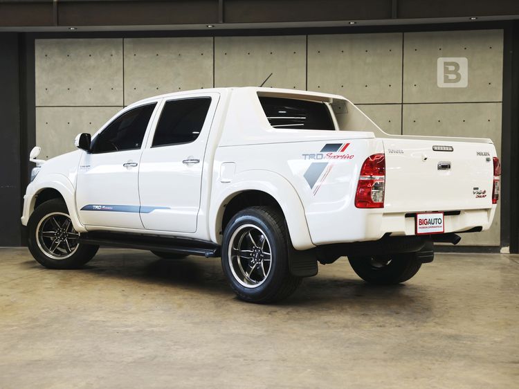 Toyota Hilux Vigo Champ 2015 Double Cab 2.5 E VNT Prerunner TRD Sportivo Pickup ดีเซล ไม่ติดแก๊ส เกียร์อัตโนมัติ ขาว รูปที่ 3