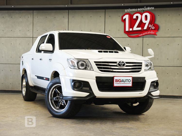 รถ Toyota Hilux Vigo Champ Double Cab 2.5 E VNT Prerunner TRD Sportivo สี ขาว