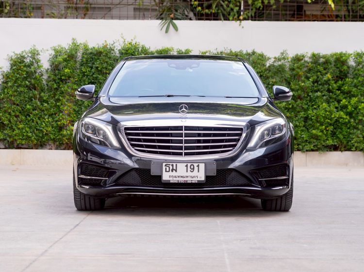 Mercedes-Benz S-Class 2014 S400 Sedan ไฮบริด ไม่ติดแก๊ส เกียร์อัตโนมัติ ดำ รูปที่ 2