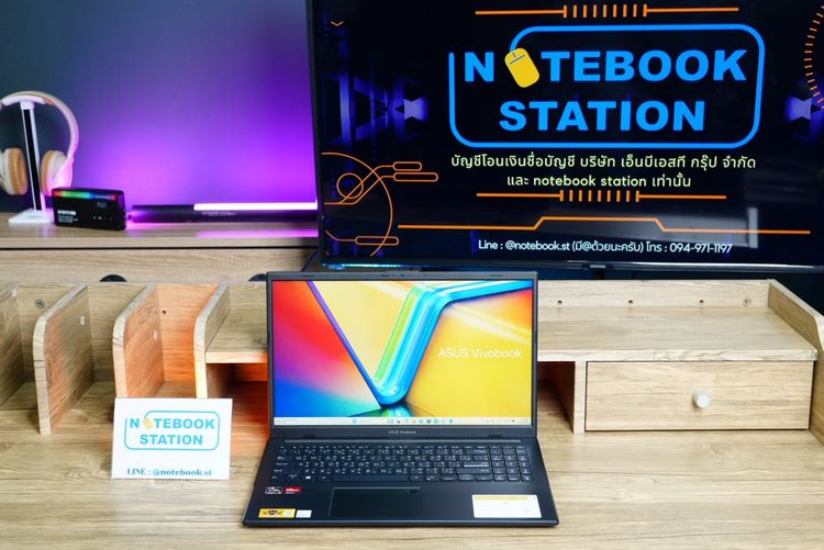 Asus Vivobook Go 15 Ryzen5-7520U Ram16 SSD512 จอ15.6 FHD IPS สเปคดีทำงานเก่ง ดีไซน์เรียบบาง พกพาสะดวก เครื่องมีประกันศูนย์ พร้อมใช้งานเพียง  รูปที่ 2