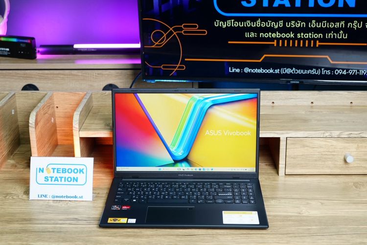 วินโดว์ 16 กิกะไบต์ ใช่ Asus Vivobook Go 15 Ryzen5-7520U Ram16 SSD512 จอ15.6 FHD IPS สเปคดีทำงานเก่ง ดีไซน์เรียบบาง พกพาสะดวก เครื่องมีประกันศูนย์ พร้อมใช้งานเพียง 