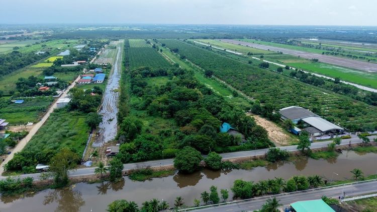 เปิดแปลงใหม่ 40 ไร่ สดๆร้อนๆ​📣แบ่งขาย​ แปลงสวย​ ติดถนน​ ทำเลทองโครงการทางด่วน​ โครงการเริ่ม ปี​ พ.ศ.​ 2570-2571 แล้วเสร็จ 2575)​ รูปที่ 4
