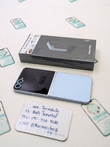 ขาย เทิร์น Samsung Galaxy Z Flip 6 สี Blue 256 GB ศูนย์ไทย อุปกรณ์ครบยกกล่อง เพียง 8,990 บาท เท่านั้น ครับ รูปที่ 2