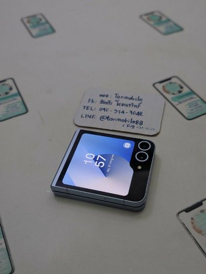 ขาย เทิร์น Samsung Galaxy Z Flip 6 สี Blue 256 GB ศูนย์ไทย อุปกรณ์ครบยกกล่อง เพียง 8,990 บาท เท่านั้น ครับ รูปที่ 4