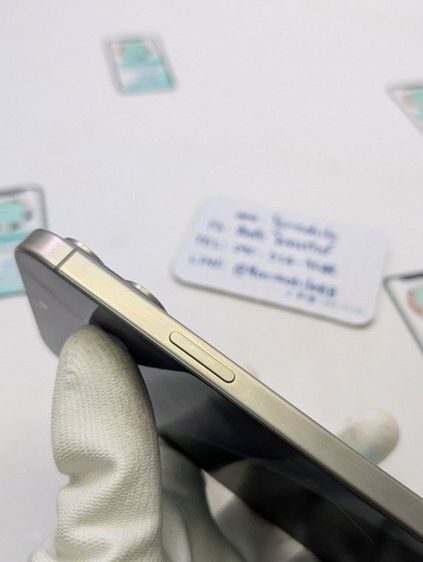 ขาย เทิร์น iPhone 15 Pro Max 256 Natural ศูนย์ไทย สภาพสวย มีตัวเครื่องอย่างเดียว สุขภาพแบต 77 เพียง 20,990 บาท ครับ รูปที่ 7