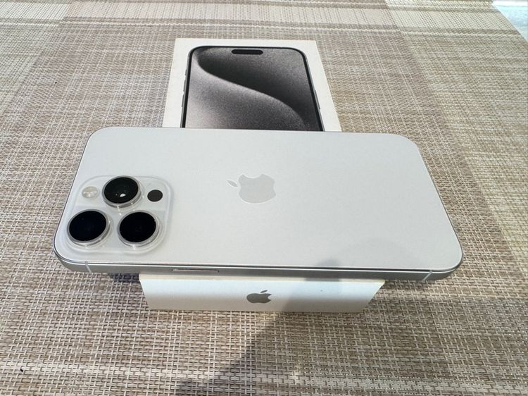iPhone 15 Pro Max 256 สีขาว ผ่อนได้ รูปที่ 4