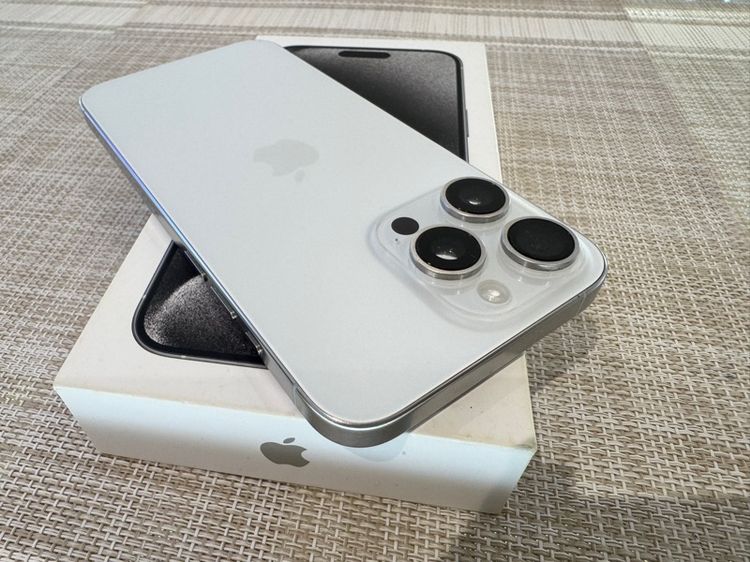 iPhone 15 Pro Max 256 สีขาว ผ่อนได้ รูปที่ 5