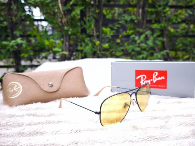 แว่นกันแดด Ray-Ban RB3025 Aviator ของแท้ เลนส์สีเหลือง  รูปที่ 3