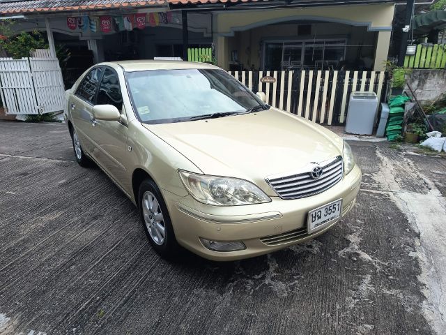 Toyota Camry 2003 2.4 Q Sedan เบนซิน ไม่ติดแก๊ส เกียร์อัตโนมัติ บรอนซ์ทอง รูปที่ 2