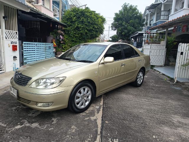 Toyota Camry 2003 2.4 Q Sedan เบนซิน ไม่ติดแก๊ส เกียร์อัตโนมัติ บรอนซ์ทอง รูปที่ 4
